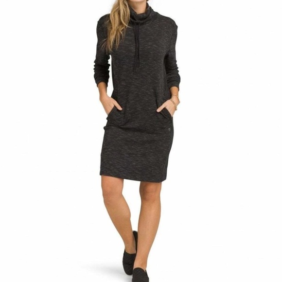 Prana Dresses & Skirts - prAna Sunrise Dress cowl neck long sleeve size medium